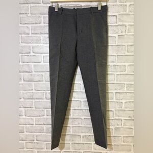 H&M boys textured dress pleated pants gray size 11-12